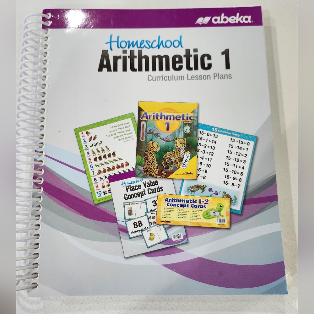 Abeka Homeschool Arithmetic 1 Curriculum Lesson Plans